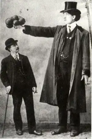 Le géant Édouard Beaupré (1881-1904).