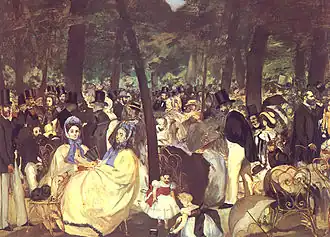 Édouard Manet, La Musique aux Tuileries (1862), Londres, National Gallery.