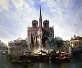 Notre Dame, Paris, 1893, Crocker Art Museum
