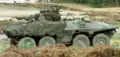 Un Luchs dans un terrain de manœuvres à Utrecht en 1997