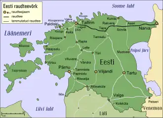 Image illustrative de l’article Ligne de Tallinn à Narva
