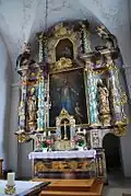 Maître-autel baroque provenant, en 1762, de la cathédrale de Soleure