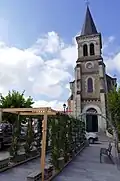 L'église de Piégut.