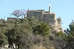 L'église de Saumane.