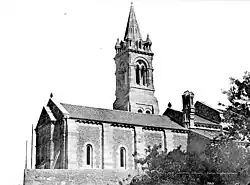 L'église en 1851.