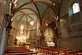 La nef et le chœur de l'église