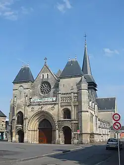 La façade occidentale.
