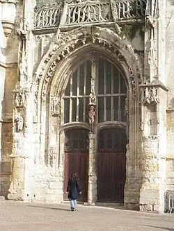 L'église de Caix.