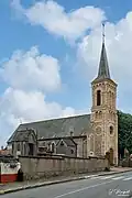 La tour carrée du clocher