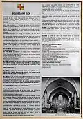Panneau d'information