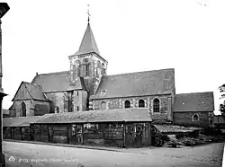 La façade nord au début du XXe&nbsp;siècle
