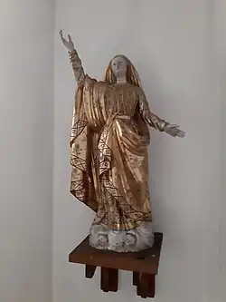 Statue de la Vierge dorée (XIXe&nbsp;siècle).