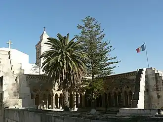Vue extérieure de l'église du Pater Noster.