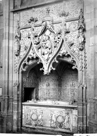 Tombeau de Raoul et de son épouse (église de Folleville).