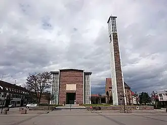 Église actuelle (construite en 1955).