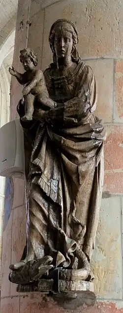 Statue de la Vierge à l'Enfant.
