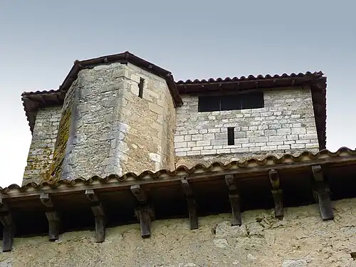 Tourelle d'escalier au sud du clocher