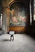 Peinture murale par Delacroix dans l'église Saint-Sulpice de Paris (1861).
