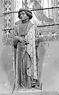Statue d'un homme de cour.