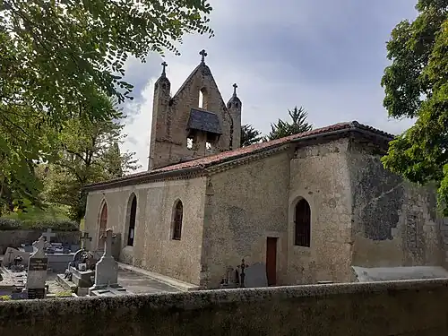 L'église vue du chevet.