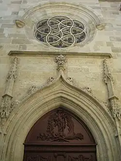 L'église Saint-Sébastien de Narbonne de style gothique flamboyant (1431-1456).