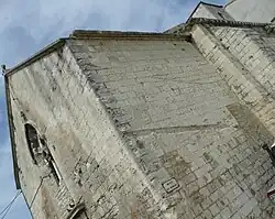 Église Saint-Blaise, détail fenêtre à meneau ouest.