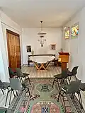 Intérieur de l'oratoire attenant à l'église