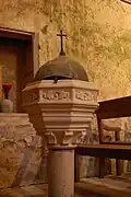 Les fonts baptismaux du  XIXe