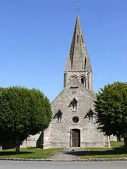 Façade de l'église.