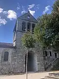 Façade, portail et clocher