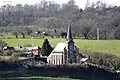 Vue panoramique de l'église.