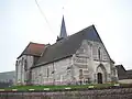 L’église et son enclos.