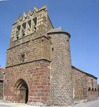 L'Église Saint-Christophe de Saint-Christophe-sur-Dolaison.