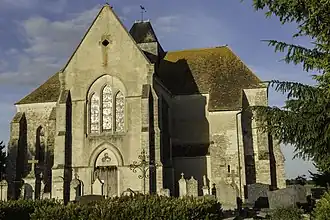 Vue de la façade non visible de la route.