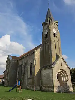 L'église Saint-Baussant.