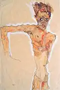 Egon Schiele,Autoportrait1911