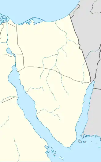 Voir sur la carte relief------ du Sinaï