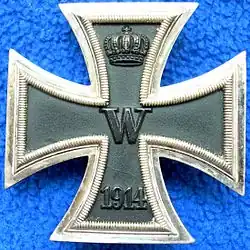 Croix de fer de 1re&nbsp;classe.