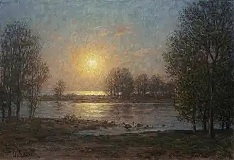 Coucher de soleil.