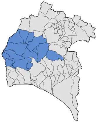 Localisation de El Andévalo