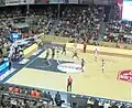 Match de BetClic Élite en 2023 entre l'Elan Chalon et Le Mans