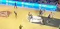 Match de Pro B en 2022 entre l'Elan Chalon et Nantes