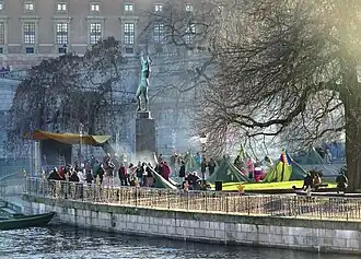 Marché du feu, janvier 2020.