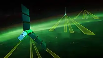 Description de l'image Electrojet Zeeman Imaging Explorer (EZIE) Mission (SVS14542 - New EZIE STILL 3SATs).jpg.