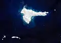 Photographie satellite de l'île