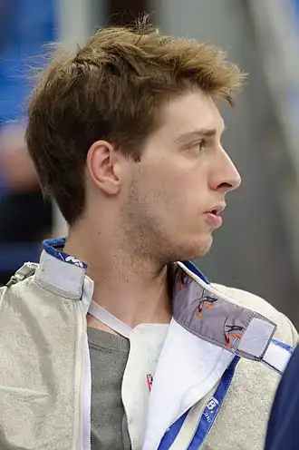 Eli Dershwitz aux championnats du monde d'escrime 2015
