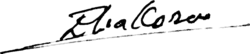 signature d'Elia Kazan