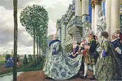 Élisabeth Ire de Russie à Tsarskoïe Selo (1905)(Galerie Tretiakov).