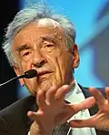 Elie Wiesel (1987), prix Nobel de la paix.