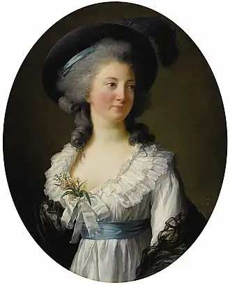 Portrait de Madame de Moretoncomtesse de Chabrillan, 1782par Élisabeth Vigée Le BrunCollection privéeVente Heritage 2006